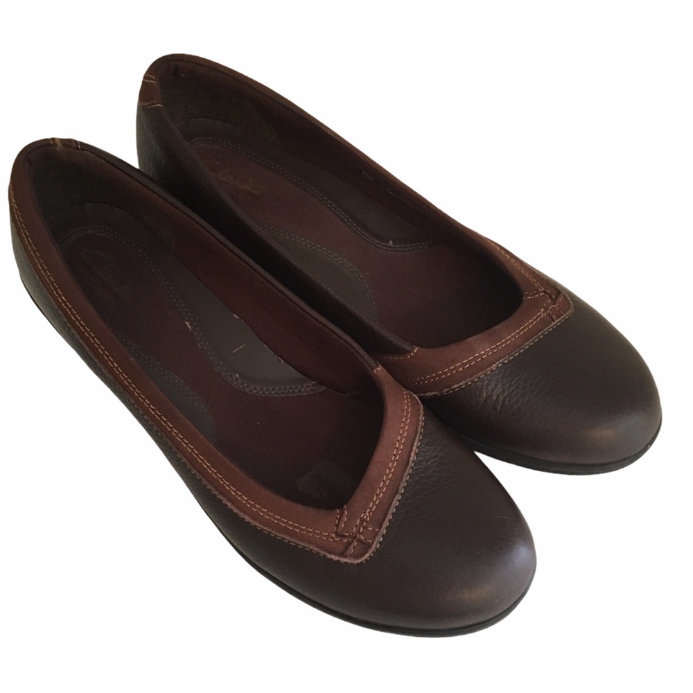 Clarks Comfort Slip On Flats 10